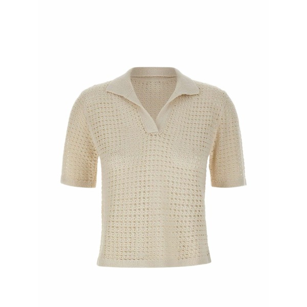 イレブンティ レディース ティーシャツ トップス V-neck t-shirt Neutrals