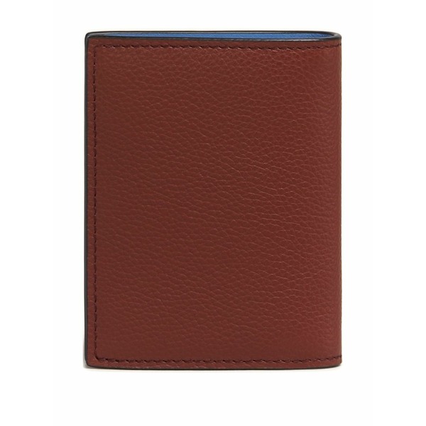 マルニ メンズ 銭入れ 添え物 Leather bifold wallet Red