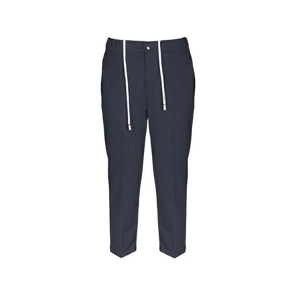 手がかり赤いこと メンズ 心地好いズボン下 ボトムス Drawstring trousers Blue