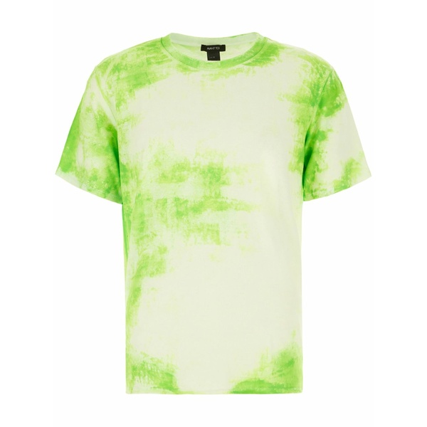 アヴァントワ メンズ プルオーバー トップス Abstract-print t-shirt Green