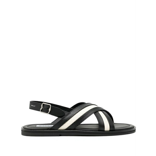 バリー メンズ サンダル シューズ Glide leather sandals Black