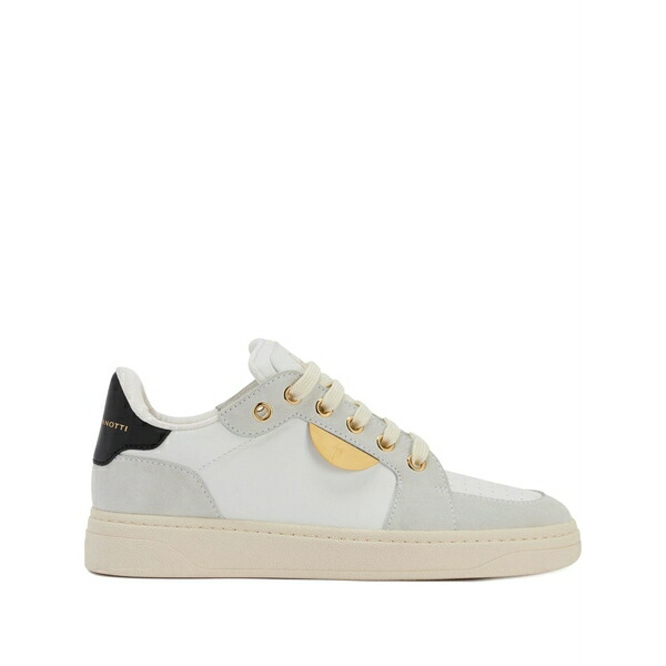 ジュゼッペザノッティ メンズ スニーカー シューズ Gz94 metal leather sneakers White
