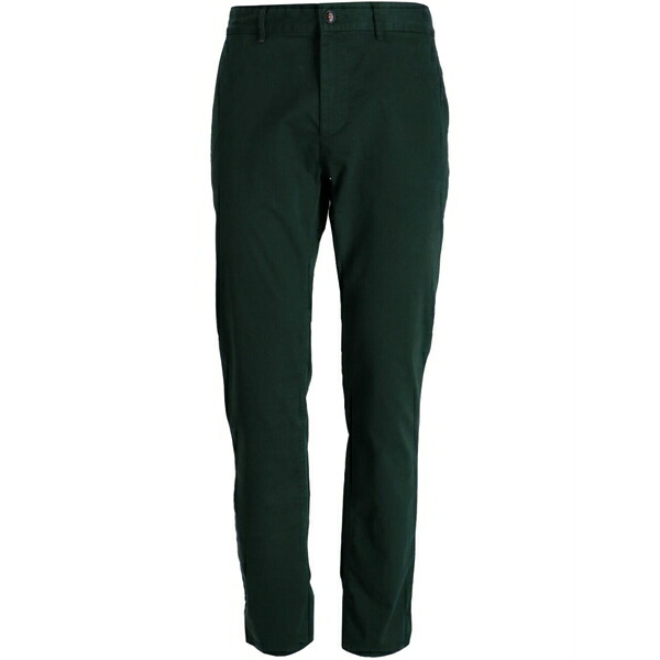 ボス メンズ カジュアルパンツ ボトムス Straight-leg trousers Green｜asty