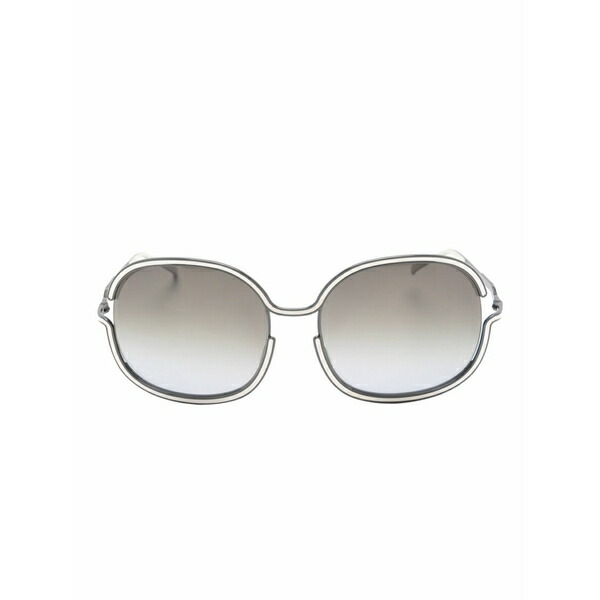 クリスチャン ロス レディース サングラス&アイウェア アクセサリー Oval-frame sunglasses Silver|asty