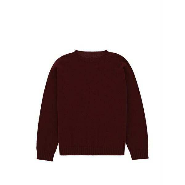 フォルテラ メンズ 編み物\u0026プルオーバー アウター Heylor ribbed crew-neck sweater Red