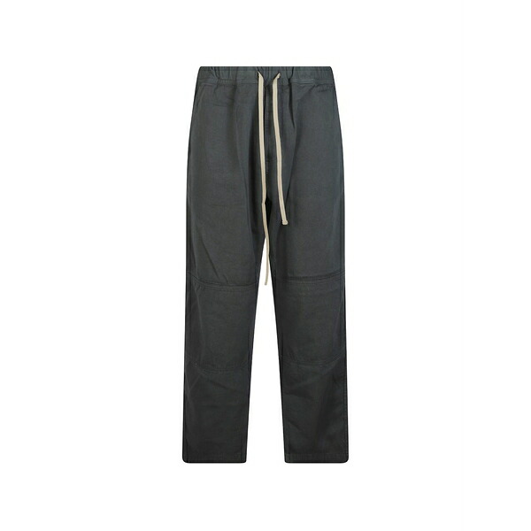 ご機嫌冷やりとした メンズ 心地好いズボン下 ボトムス Drawstring panelled trousers Grey
