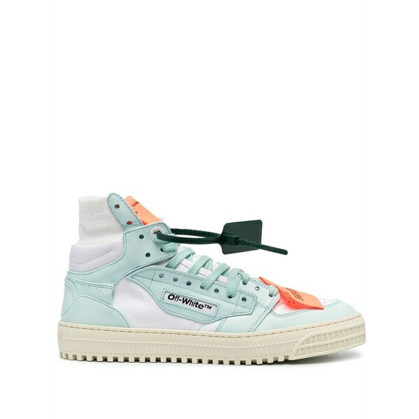 オフホワイト メンズ スニーカー シューズ Zip-tie lace-up sneakers White｜asty