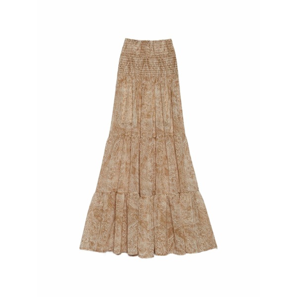 アニエバイ レディース スカート ボトムス Niko paisley-print maxi skirt Neutrals