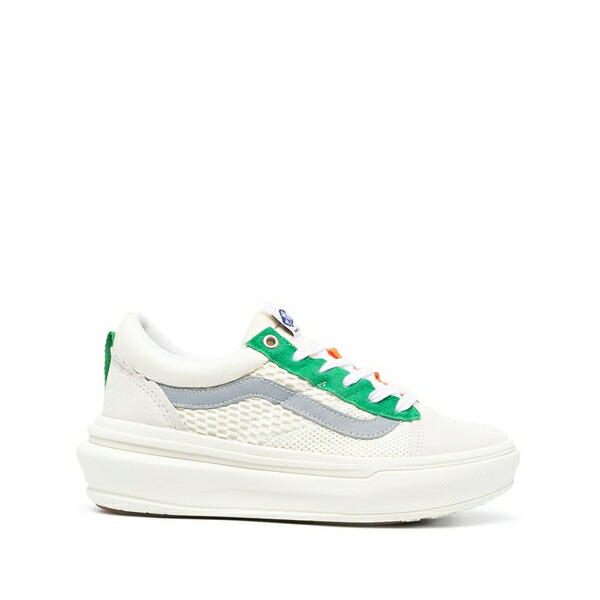 バンズ メンズ スニーカー シューズ Old skool panelled-design sneakers White