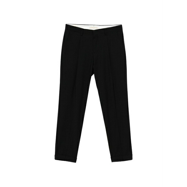 ブリ後押し 1949 メンズ 心地好いズボン下 ボトムス Tailored trousers Black