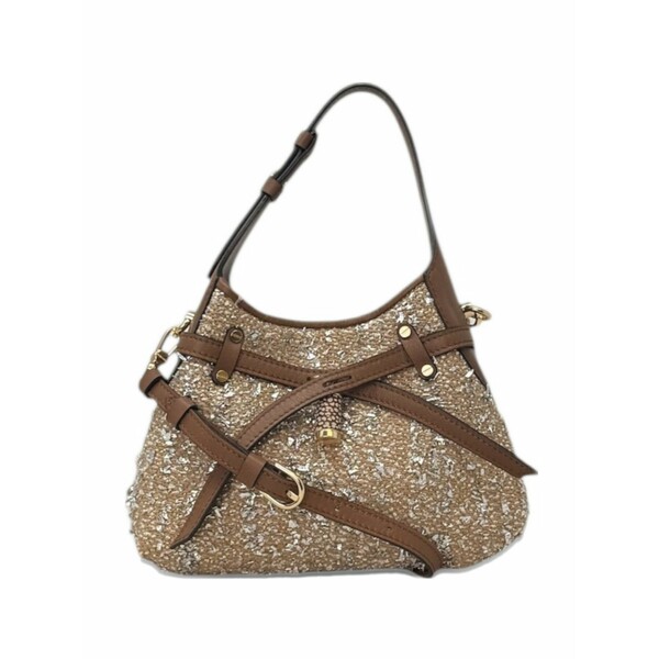 ボルボネーゼ レディース ショルダーバッグ バッグ Mini halo shoulder bag Neutrals