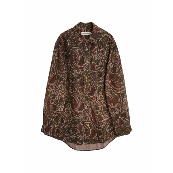 アワーレガシー メンズ プルオーバー トップス Vast paisley-print shirt Brown