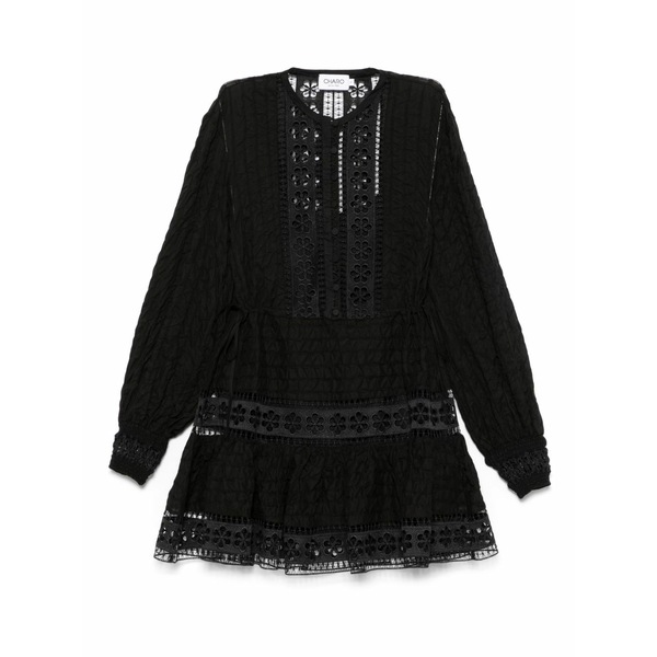 チャロ ルイス イビザ レディース ワンピース トップス Begonne mini dress Black｜asty