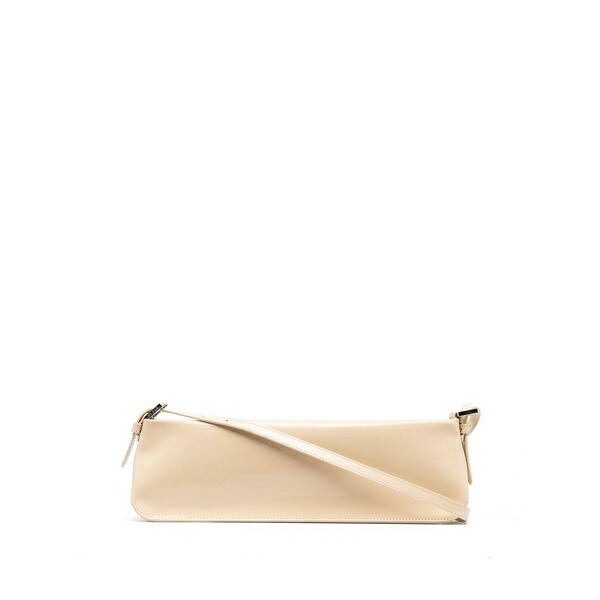 バイ毛革 レディース ショルダーバッグ 御徒面子 Leather shoulder bag  Neutrals