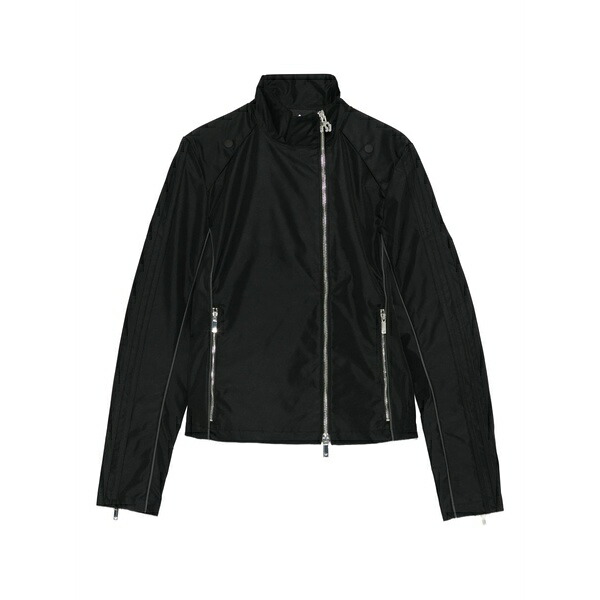 アディダス レディース ジャケット＆ブルゾン アウター Miaou zip detail jacket Black｜asty