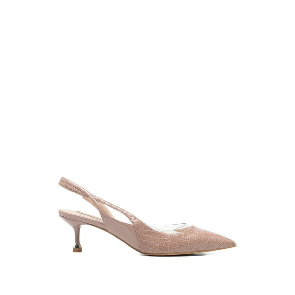 リュージョー レディース パンプス シューズ Lizard-skin effect slingback pumps White｜asty 40,820円