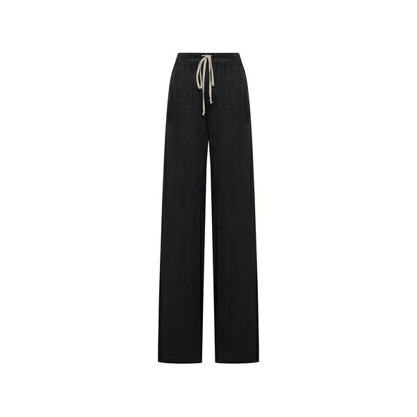 リックオウエンス レディース カジュアルパンツ ボトムス Dietrich drawstring-waist track pants Black|asty