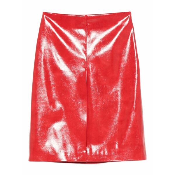 エムエスジイエム レディース スカート ボトムス High-waisted fitted skirt Red|asty