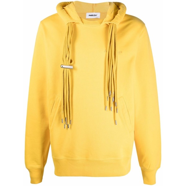 アンブッシュ メンズ パーカー・スウェットシャツ アウター Multi-cord long-sleeve hoodie Yellow