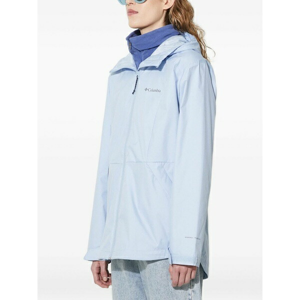 コロンビア レディース ジャケット＆ブルゾン アウター Inner limits芒聞 hooded zip-front jacket Blue｜asty