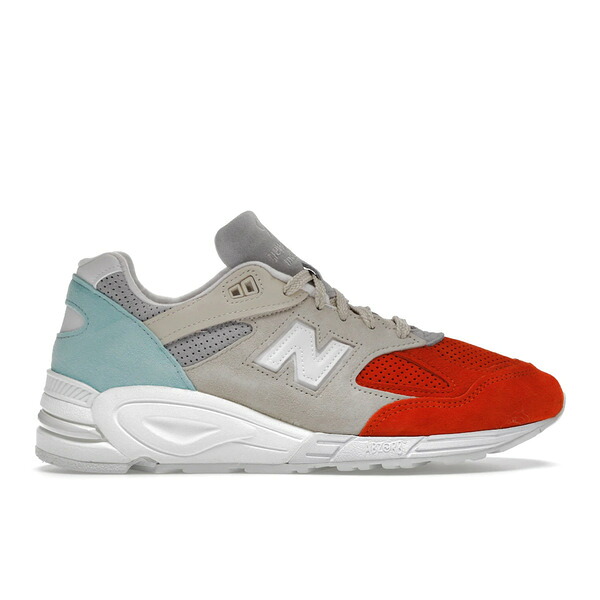 New Balance ニューバランス メンズ スニーカー 【New Balance 990v2 Kith Cyclades (with Socks)】 サイズ US_7.5(25.5cm) Rust/Parchment
