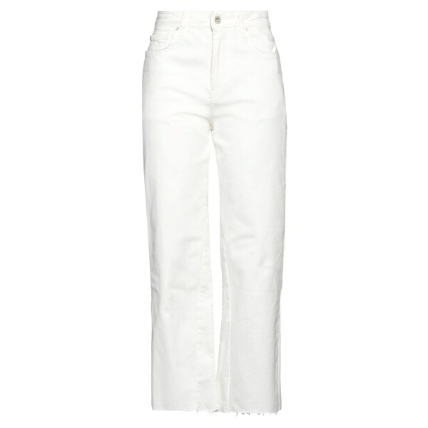 【送料無料】 フラコミーナ レディース デニムパンツ ボトムス Jeans Beige|asty