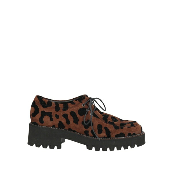 【送料無料】 ルカ グロッシ レディース オックスフォード シューズ Lace-up shoes Brown