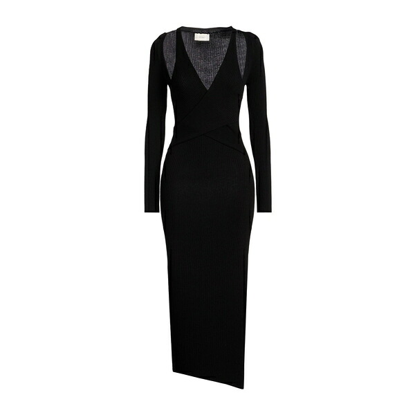 【送料無料】 ヴィコロ レディース ワンピース トップス Midi dresses Black