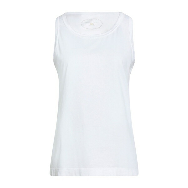 【送料無料】 フェデーリ レディース Tシャツ トップス Tank tops White