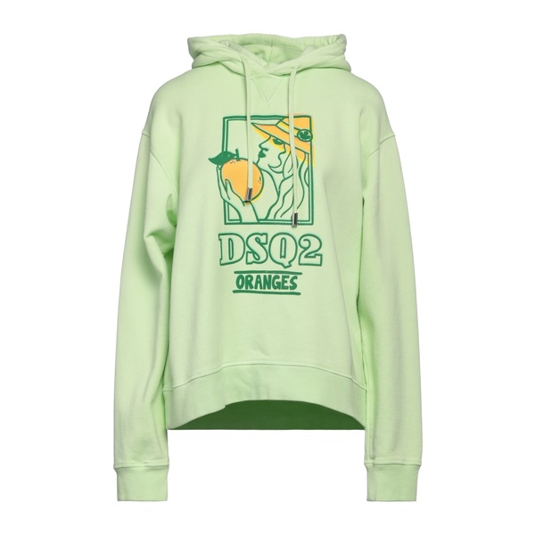 【送料無料】 ディースクエアード レディース パーカー・スウェットシャツ アウター Sweatshirts Green