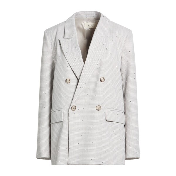 【送料無料】 ヴィコロ レディース ジャケット＆ブルゾン アウター Blazers Grey｜asty
