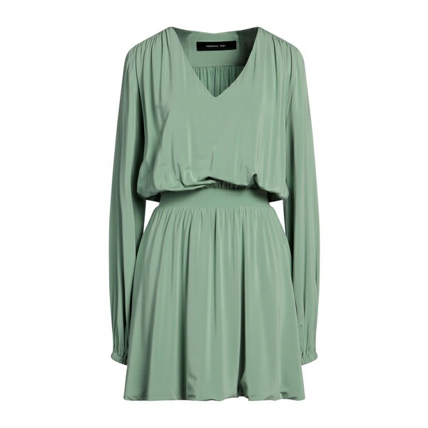 【送料無料】 フェデリカ・トシ レディース ワンピース トップス Mini dresses Green