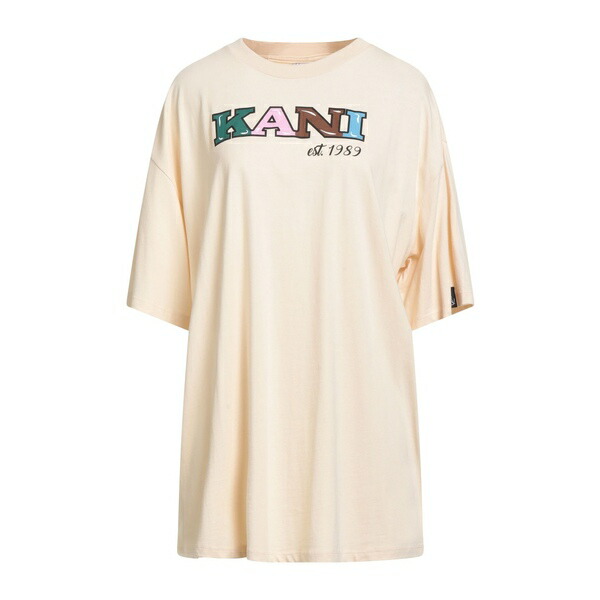 【送料無料】 カール カナイ レディース Tシャツ トップス T-shirts Beige