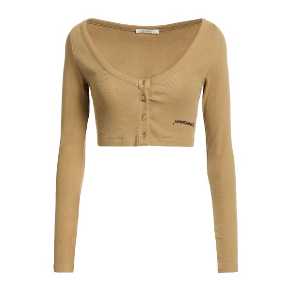 【送料無料】 ヒノミネイト レディース カーディガン アウター Cardigans Beige|asty