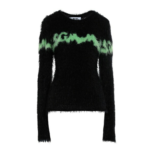 【送料無料】 エムエスジイエム レディース ニット&セーター アウター Sweaters Black