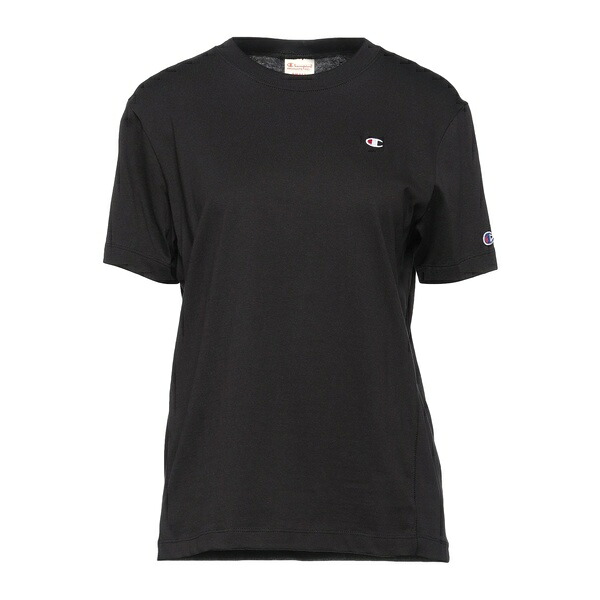 【送料無料】 チャンピオン レディース Tシャツ トップス T-shirts Black
