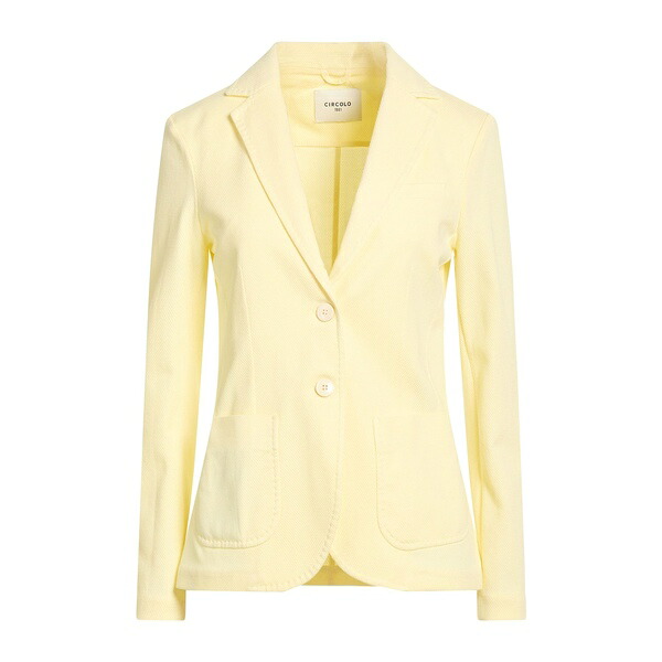 【送料無料】 チルコロ1901 レディース ジャケット＆ブルゾン アウター Blazers Yellow