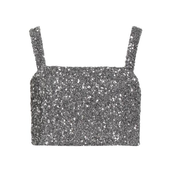 【送料無料】 アニエバイ レディース Tシャツ トップス Tops Silver｜asty 13,634円