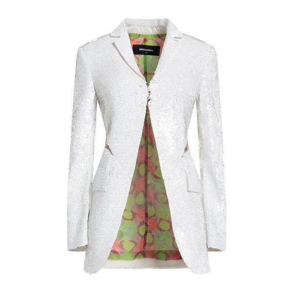【貨物輸送無料】 ディースクエアード レディース 上衣＆上衣 アウター Blazers White
