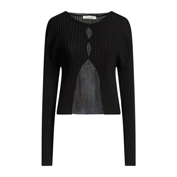 【送料無料】 ル 17 セプタンブル レディース カーディガン アウター Cardigans Black