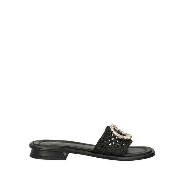 【送料無料】 エマヌエーレ ヴェー レディース サンダル シューズ Sandals Black