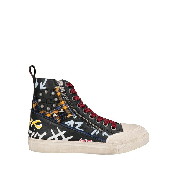 【送料無料】 エマヌエーレ ヴェー レディース スニーカー シューズ Sneakers Black