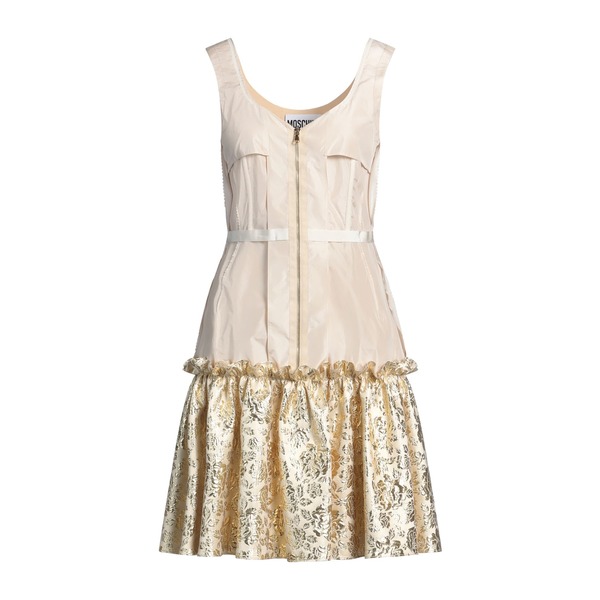 【送料無料】 モスキーノ レディース ワンピース トップス Mini dresses Beige