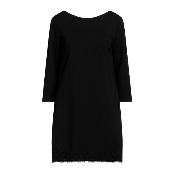 【送料無料】 エルマンノ フィレンツェ レディース ワンピース トップス Mini dresses Black