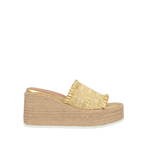 【送料無料】 ガニー レディース サンダル シューズ Espadrilles Gold