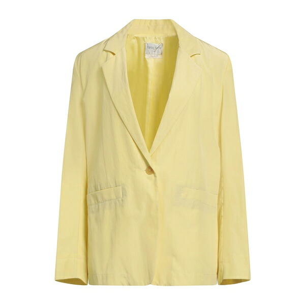 【送料無料】 フォルテ フォルテ レディース ジャケット&ブルゾン アウター Blazers Yellow|asty