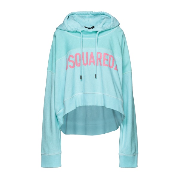【送料無料】 ディースクエアード レディース パーカー・スウェットシャツ アウター Sweatshirts Azure|asty