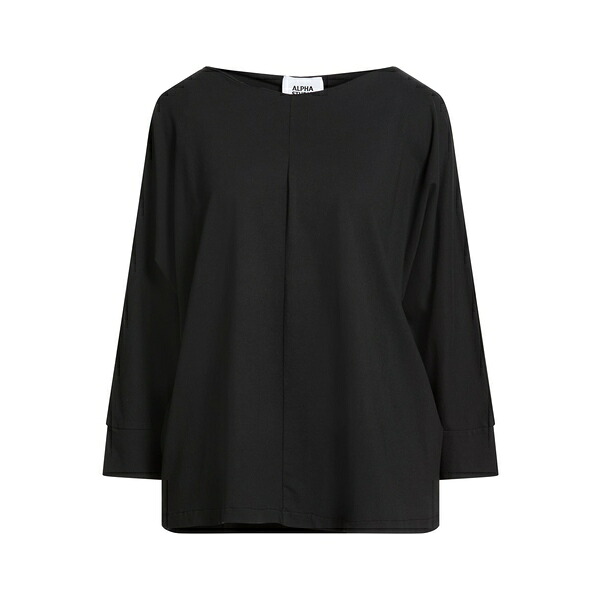 【送料無料】 アルファス テューディオ レディース Tシャツ トップス T-shirts Black