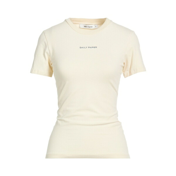 【送料無料】 デイリー・ペーパー レディース Tシャツ トップス T-shirts White