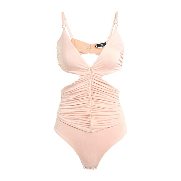 【送料無料】 エリザベスフランキ レディース Tシャツ トップス Bodysuits Pink｜asty